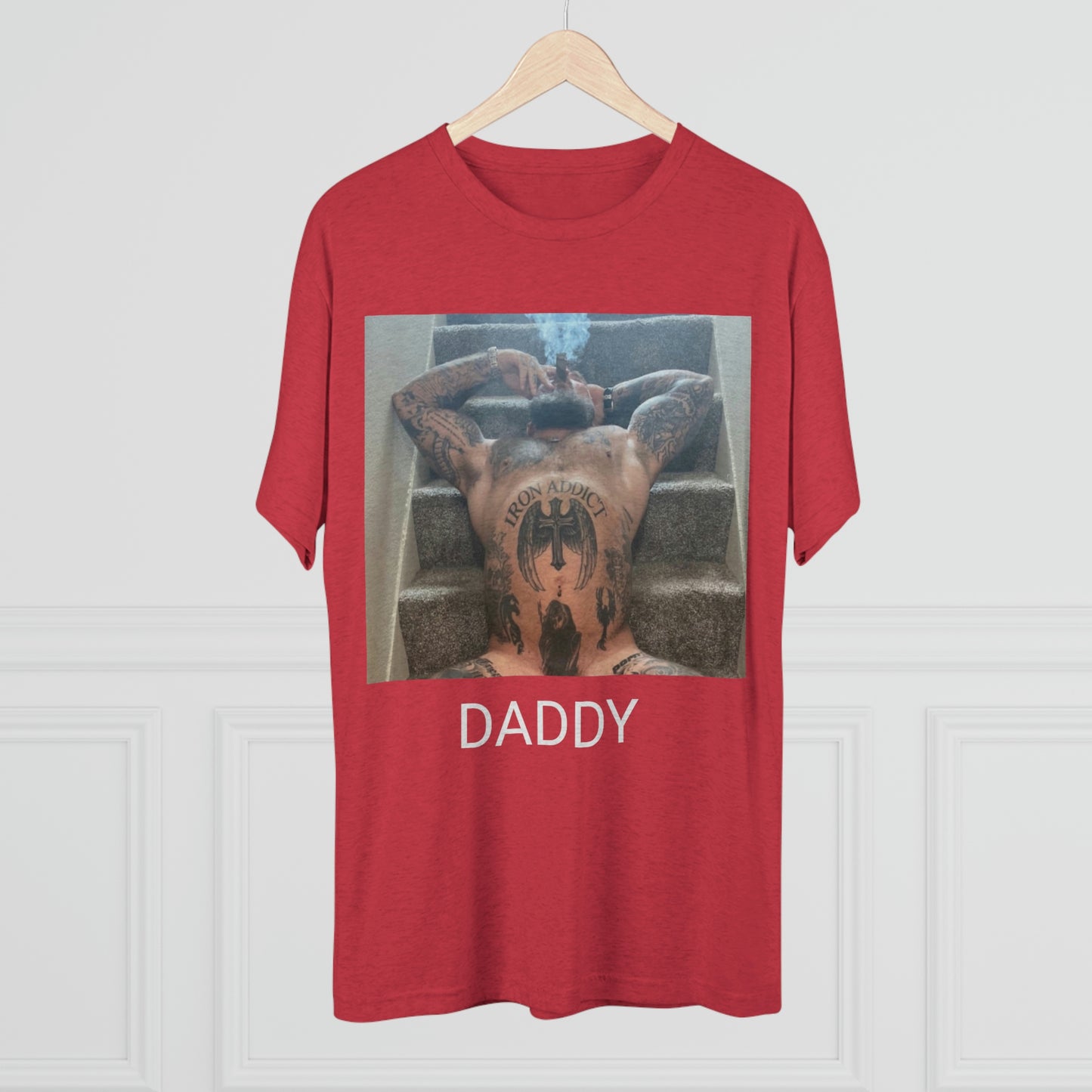Daddy - Unisex Tri-Blend Crew Tee