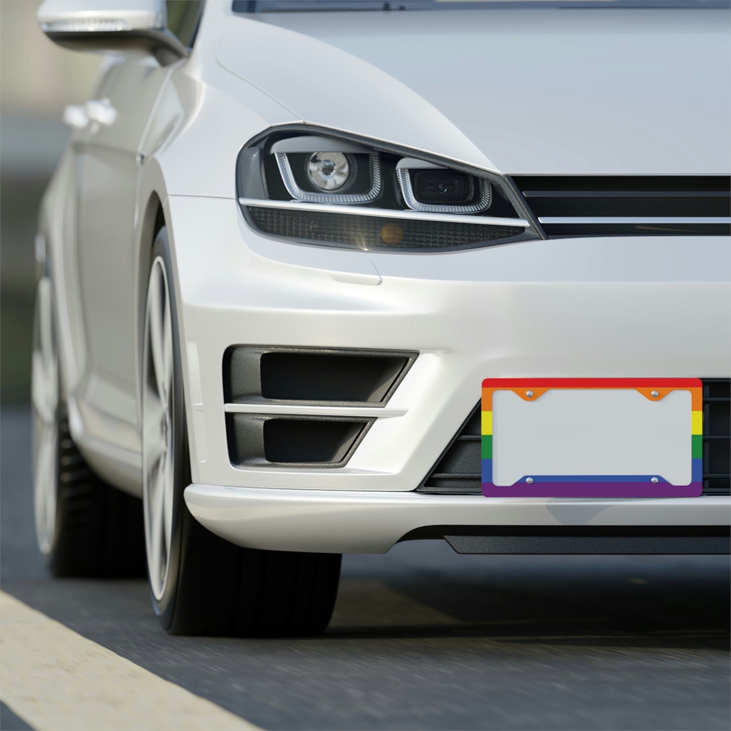 Pride - Metal License Plate Frame