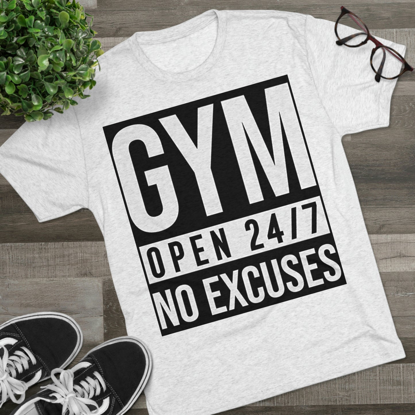 Gym - Unisex Tri-Blend Crew Tee