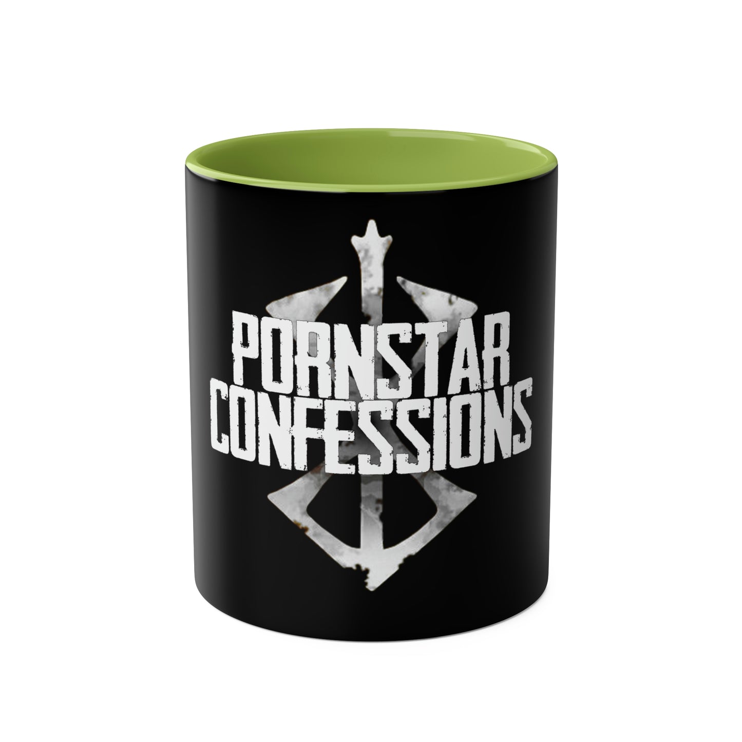 Porn Star Confessions - Two-Tone Coffee Mugs, 11oz