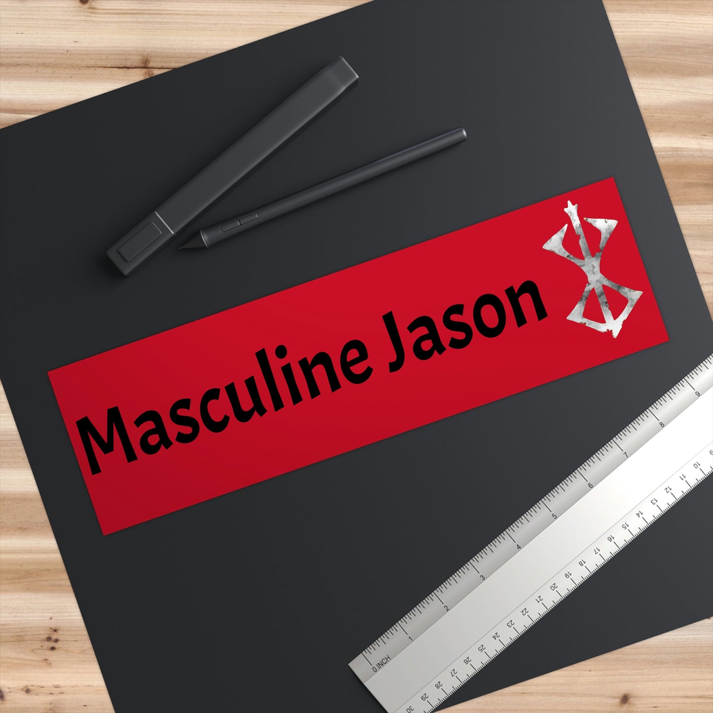 Masculine Jason - Bumper Stickers
