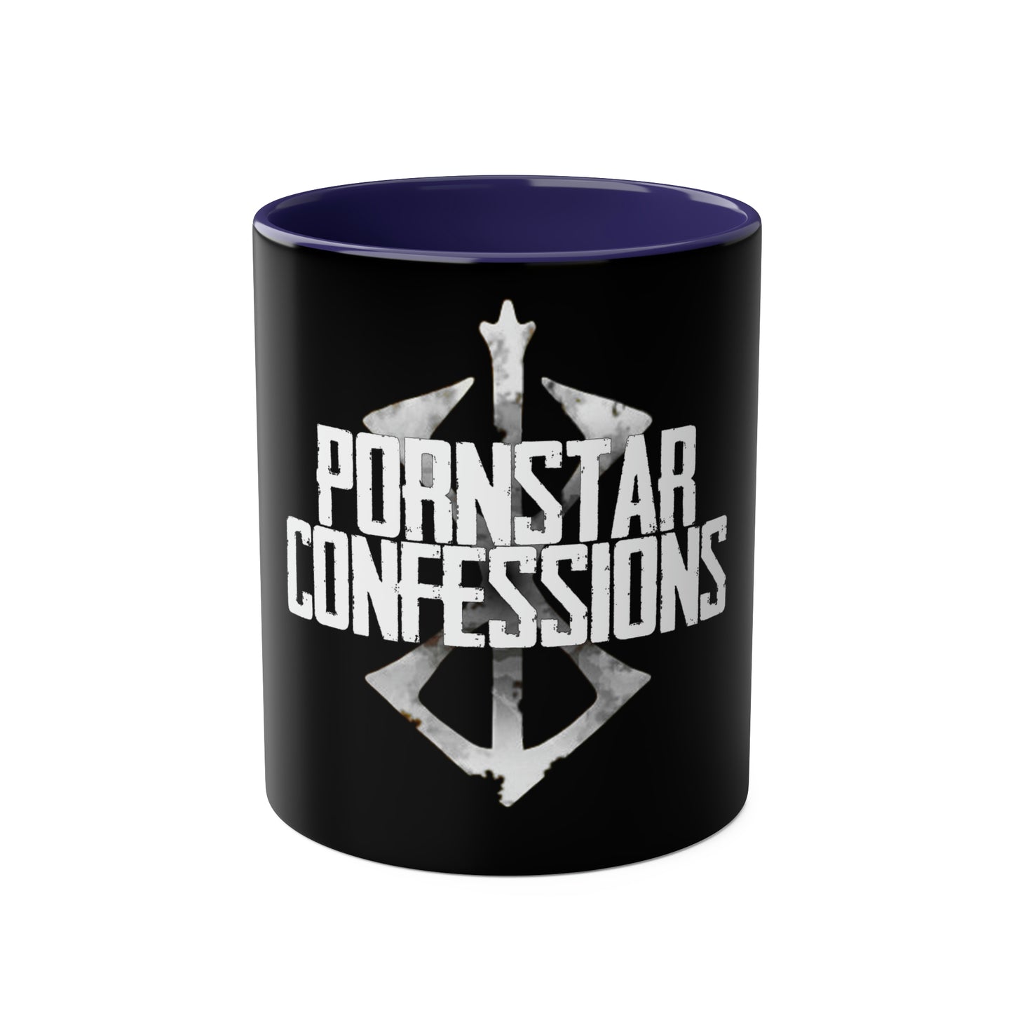 Porn Star Confessions - Two-Tone Coffee Mugs, 11oz