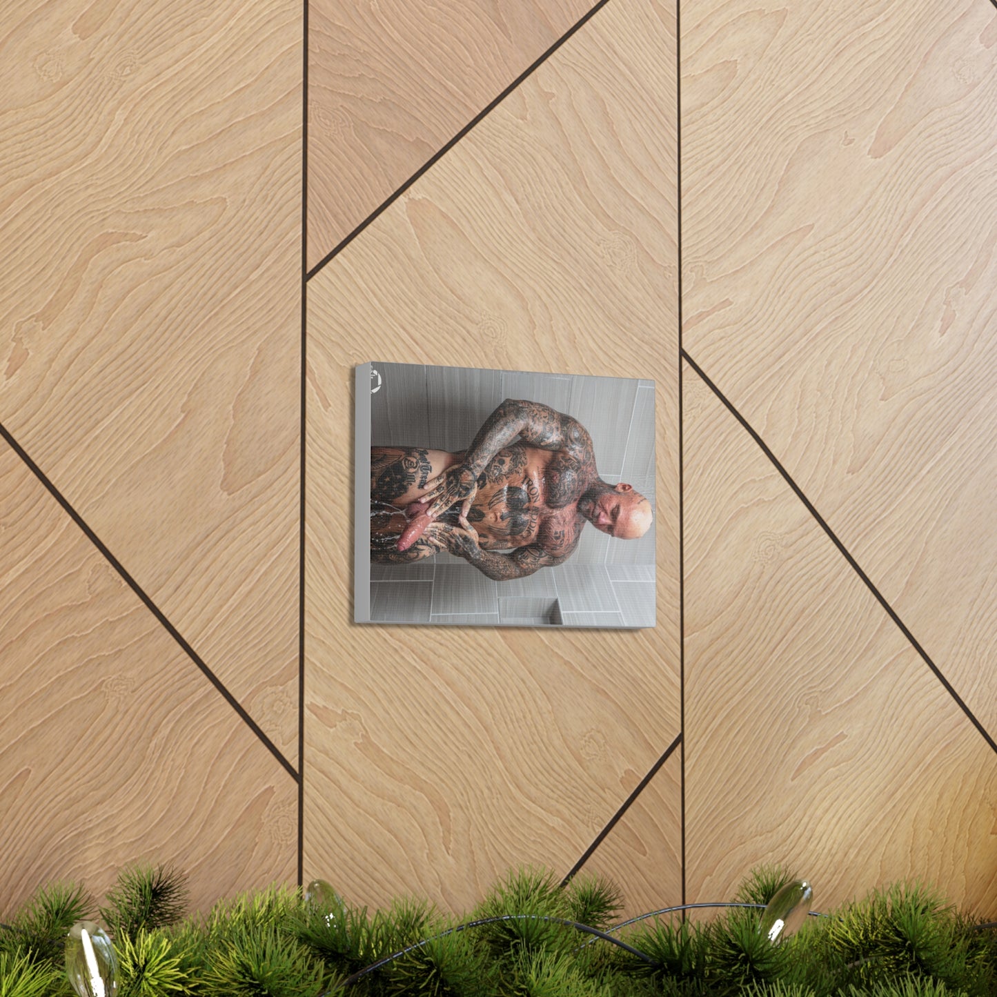 Jason Collins shower - Canvas Gallery Wraps