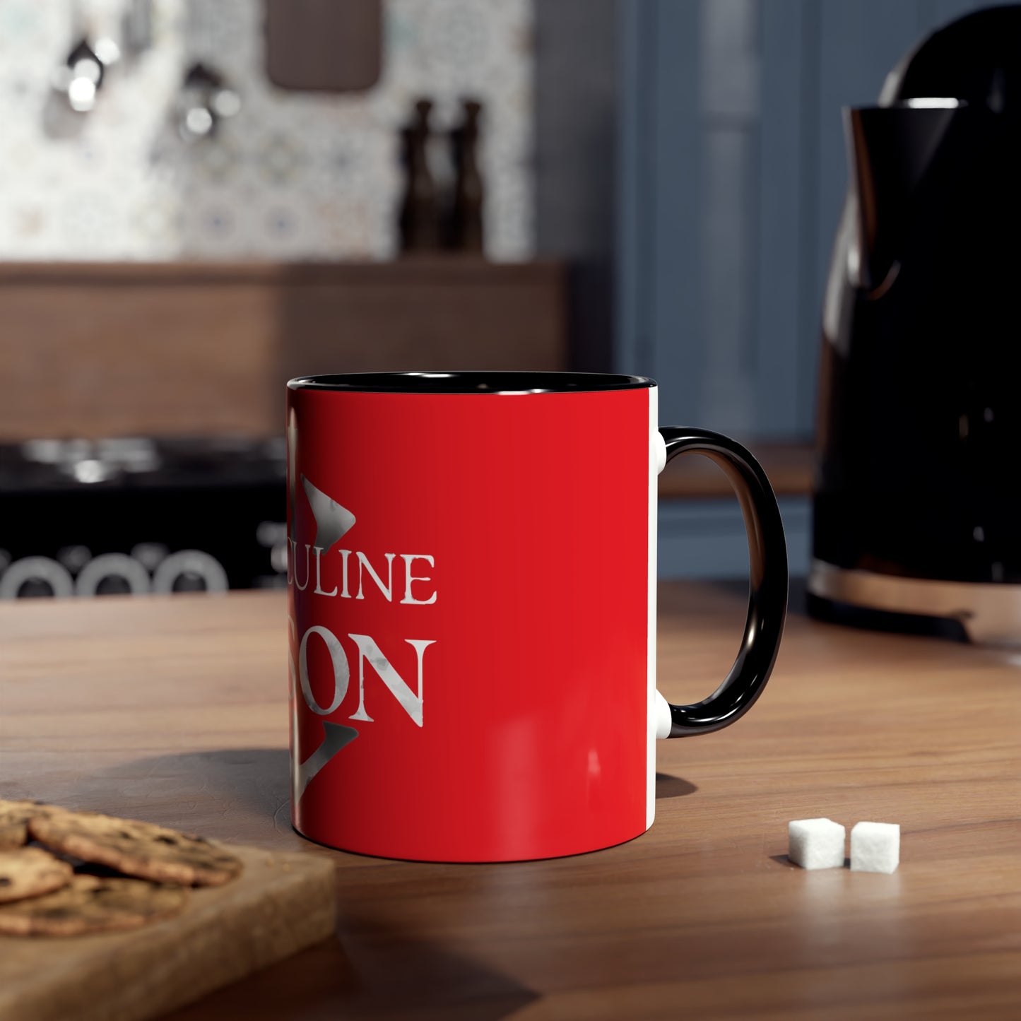 Masculine Jason - Two-Tone Coffee Mugs, 11oz