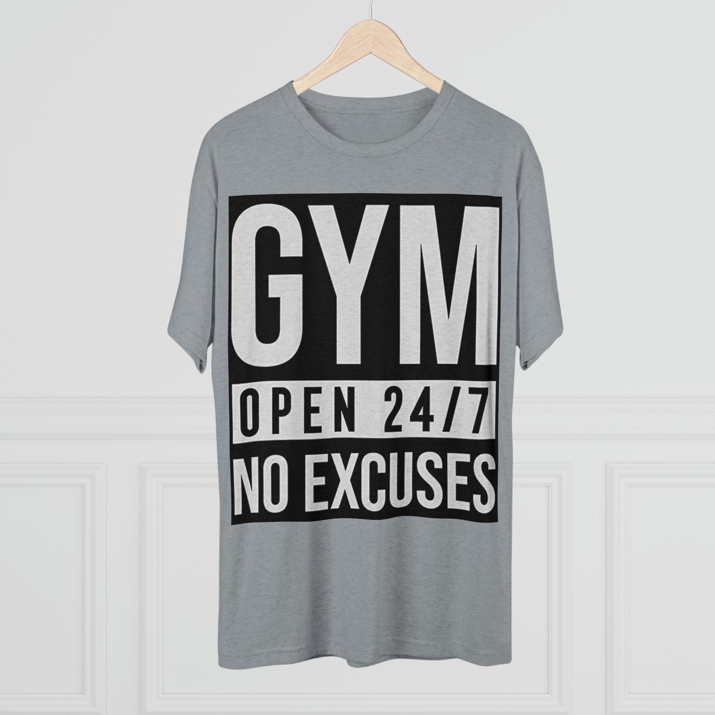 Gym - Unisex Tri-Blend Crew Tee