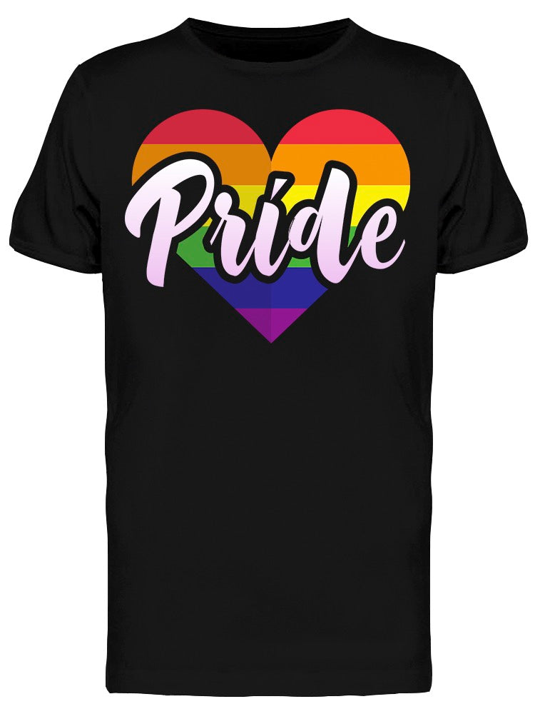 Lgbt Pride Letttering Tee Men's -Image by Shutterstock