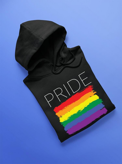 Pride Rainbow Hoodie -SmartPrintsInk Designs