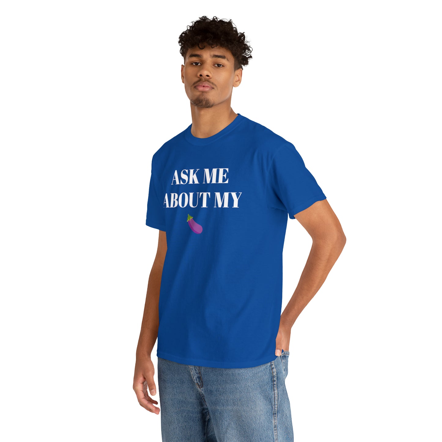 Ask Me About My - Unisex Heavy Cotton Tee