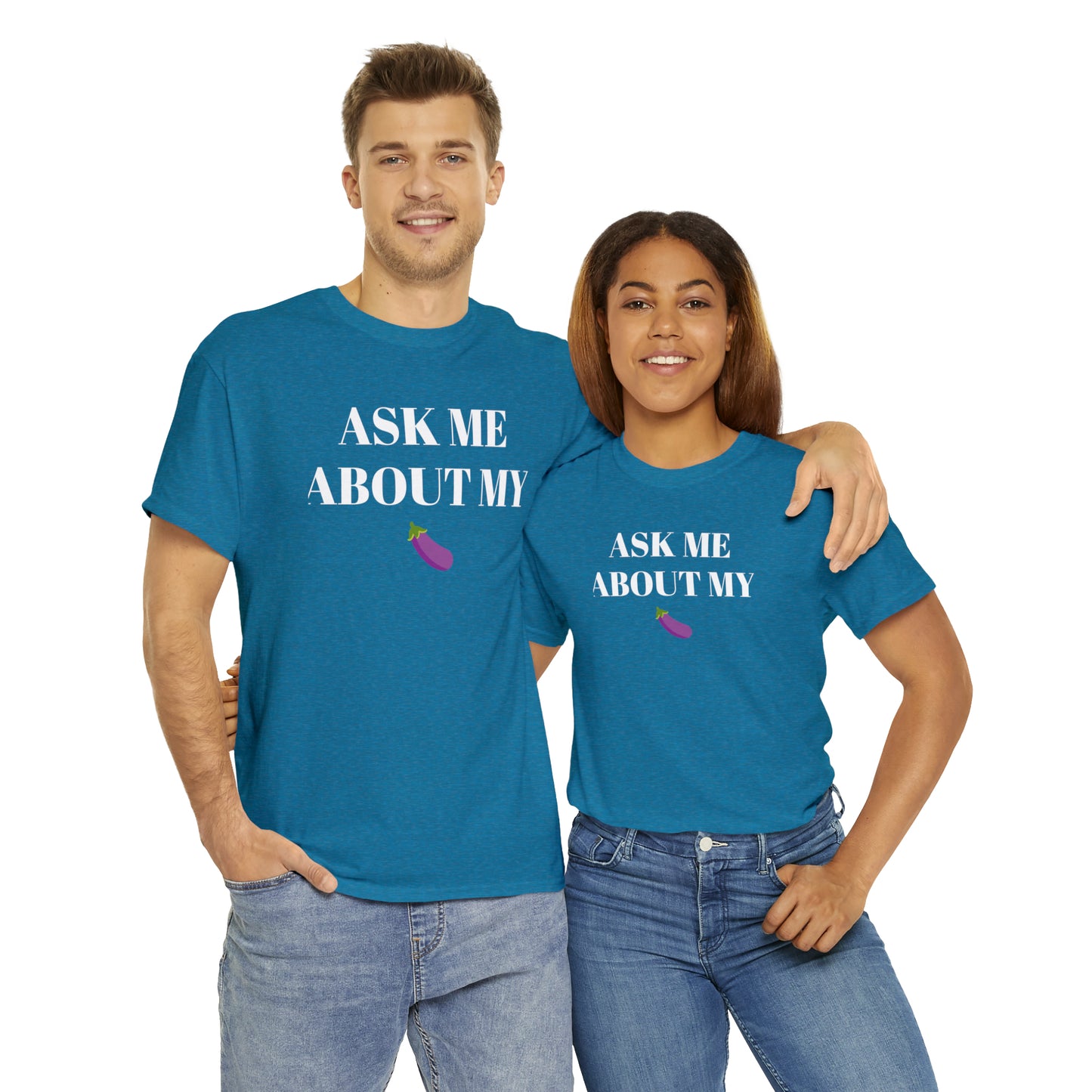 Ask Me About My - Unisex Heavy Cotton Tee