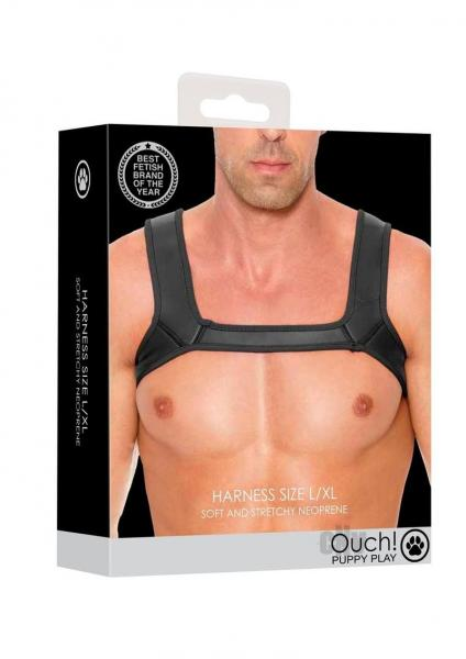 Ouch Neoprene Harness L/xl Black