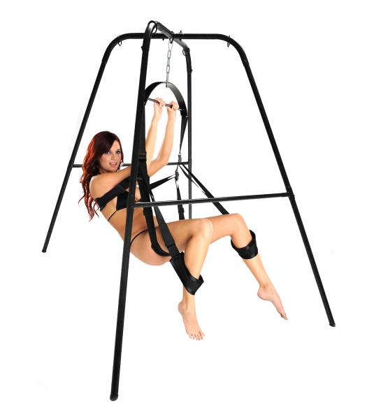Trinity Ultimate Sex Swing Stand Black