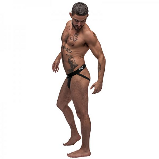 Male Power Black Nite Jock Black Sm