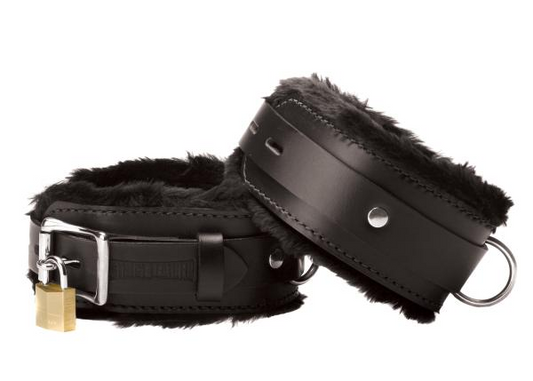 Strict Leather Premium Fur Lined Wrist Cuffs