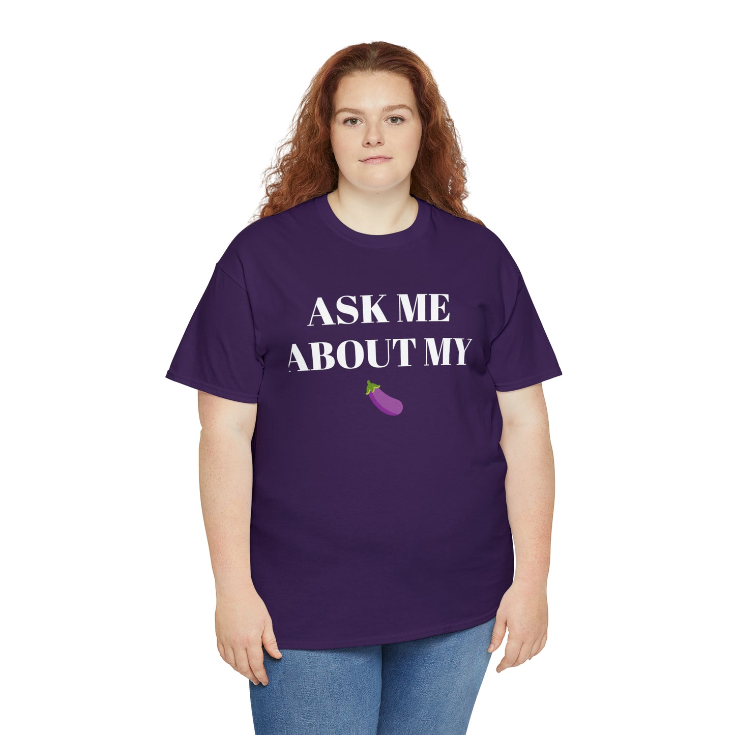 Ask Me About My - Unisex Heavy Cotton Tee