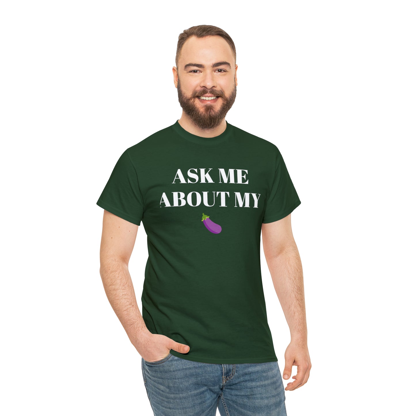 Ask Me About My - Unisex Heavy Cotton Tee