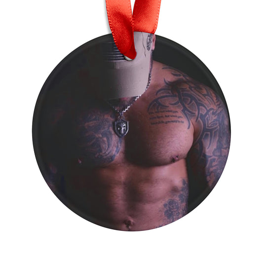 Masculine Jason - Acrylic Ornament with Ribbon