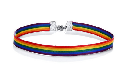 Rainbow Pride Choker Necklace