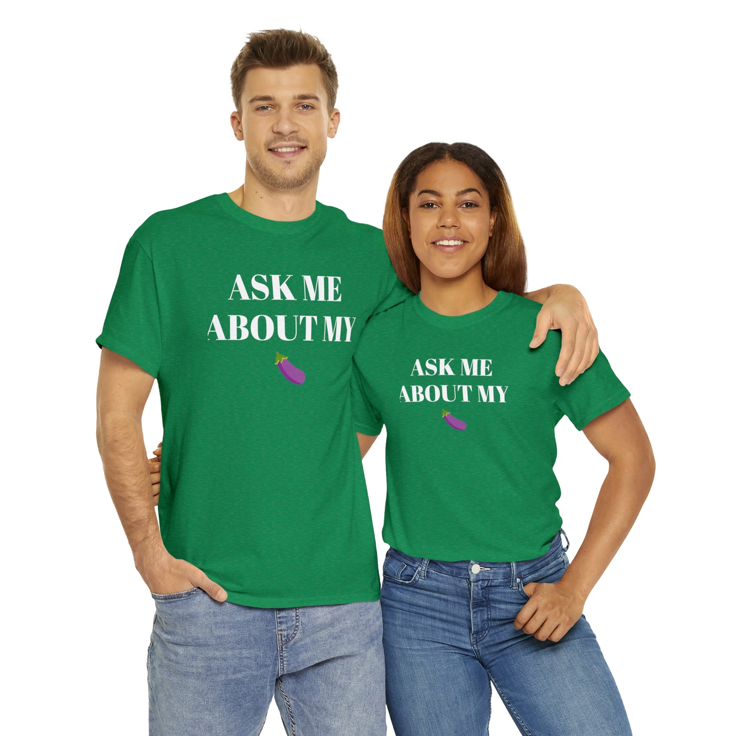 Ask Me About My - Unisex Heavy Cotton Tee