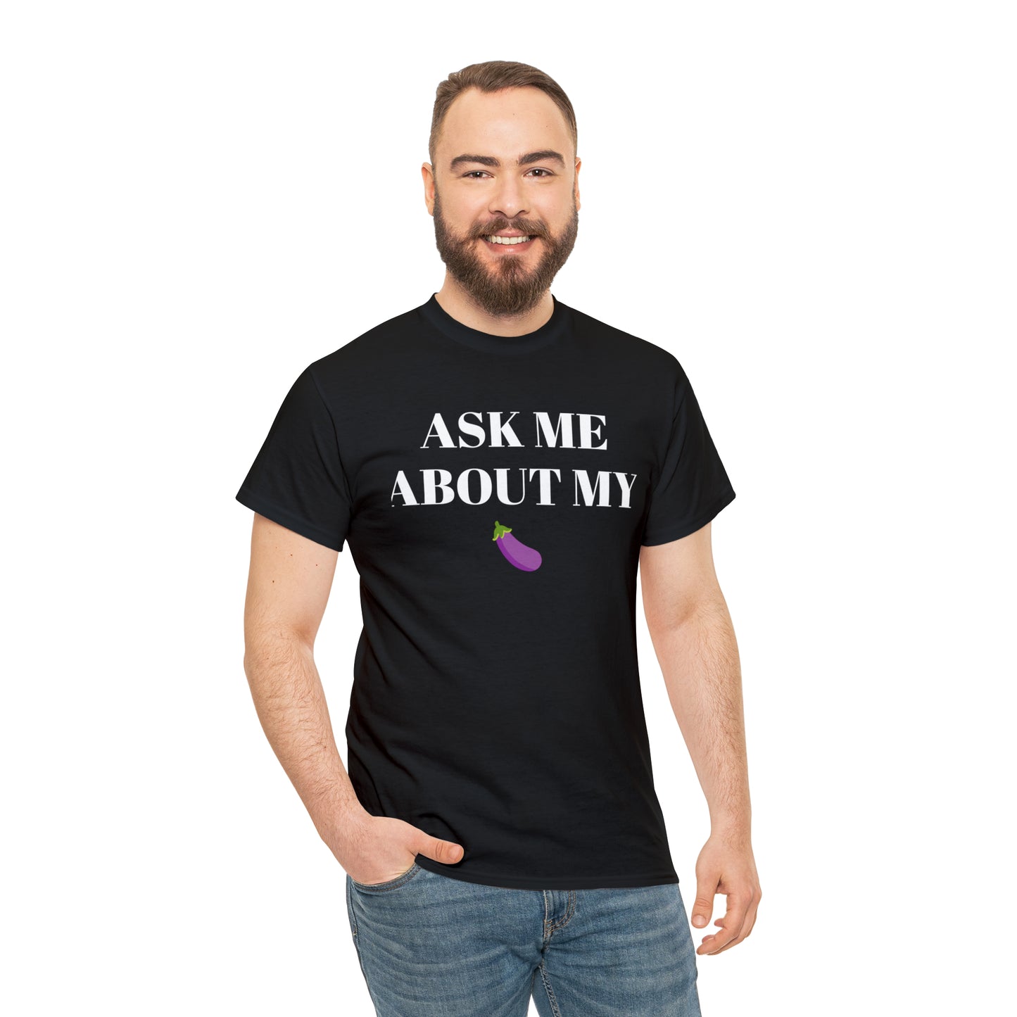 Ask Me About My - Unisex Heavy Cotton Tee