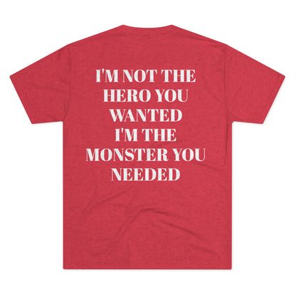 Monster - Unisex Tri-Blend Crew Tee