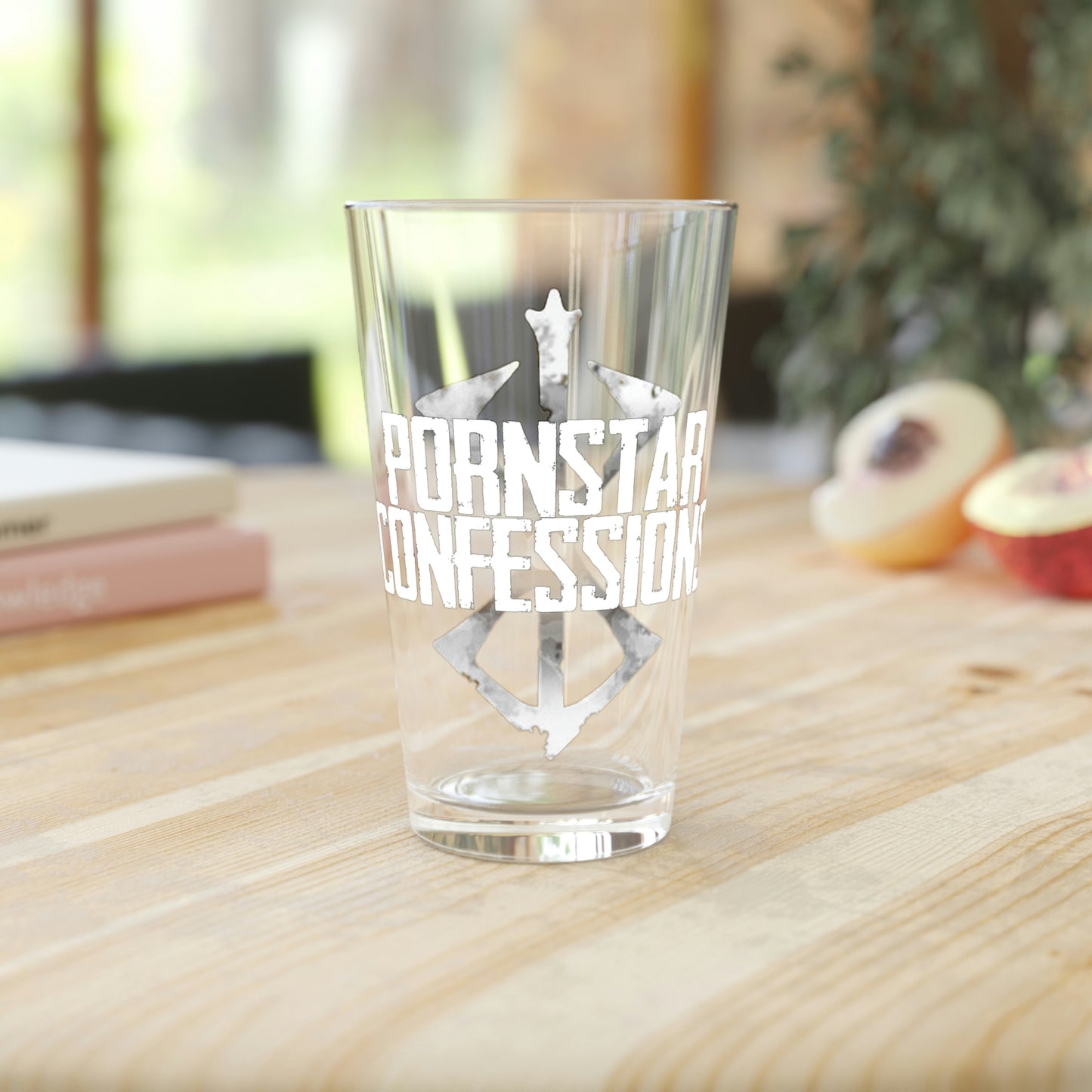 Pornstar Confessions Pint Glass, 16oz