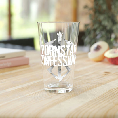 Pornstar Confessions Pint Glass, 16oz