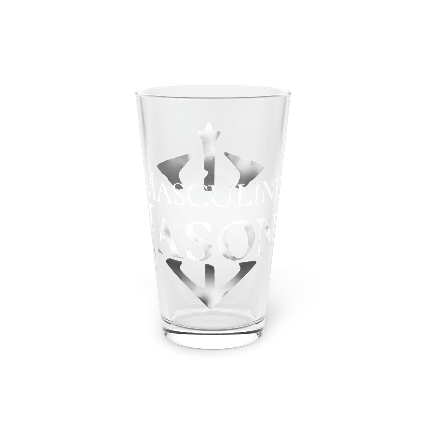 Masculine Jason - Pint Glass, 16oz