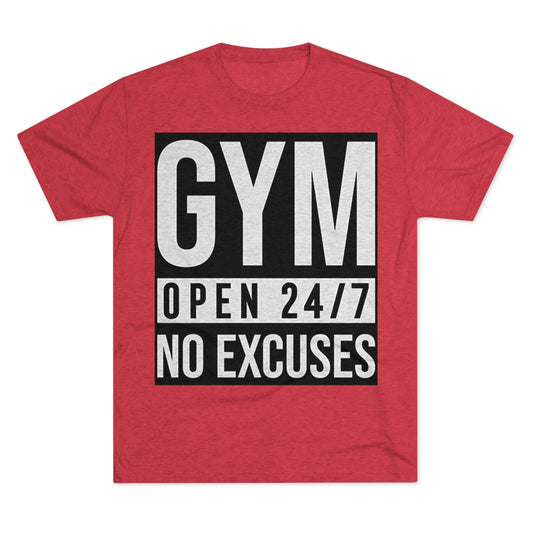 Gym - Unisex Tri-Blend Crew Tee