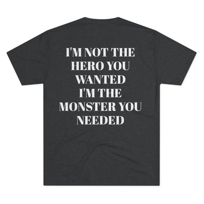 Monster - Unisex Tri-Blend Crew Tee