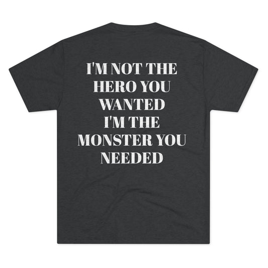 Monster - Unisex Tri-Blend Crew Tee